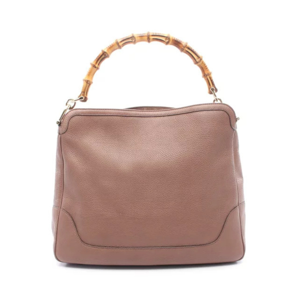 Gucci Diana Bamboo Shoulder Bag Leather Pink